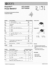 DataSheet IXTA6N50P pdf